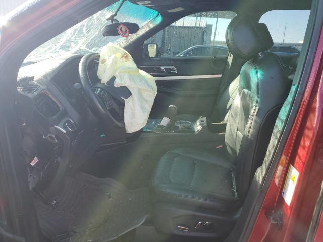 1FM5K8DH0GGA95865 - 2016 FORD EXPLORER XLT 红色 照片 7