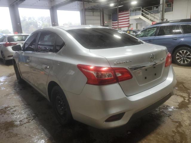 3N1AB7AP5HY311592 - 2017 NISSAN SENTRA S 银色 照片 2