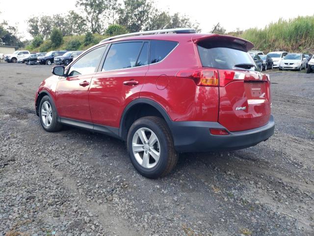 JTMRFREV7EJ003302 - 2014 TOYOTA RAV4 XLE RED photo 2