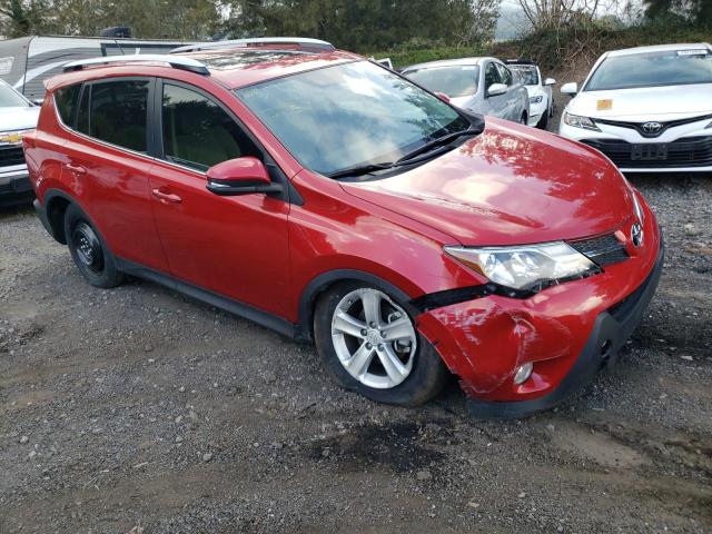 JTMRFREV7EJ003302 - 2014 TOYOTA RAV4 XLE RED photo 4