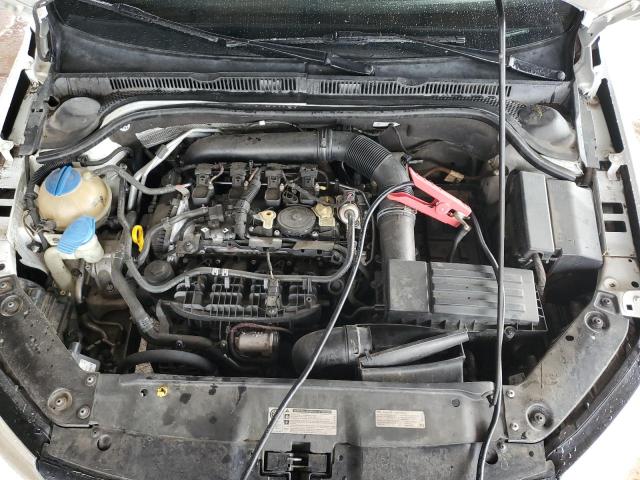 3VWD07AJ6EM276654 - 2014 VOLKSWAGEN JETTA SE WHITE photo 11