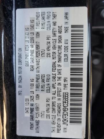 JM3KFBCM6M0358668 - 2021 MAZDA CX-5 TOURING 黑色 照片 12