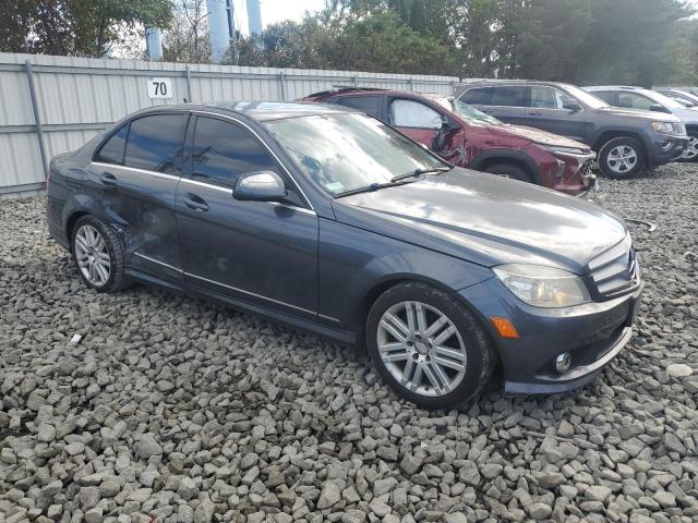 WDDGF81X88F177255 - 2008 MERCEDES-BENZ C 300 4MATIC BLUE photo 4