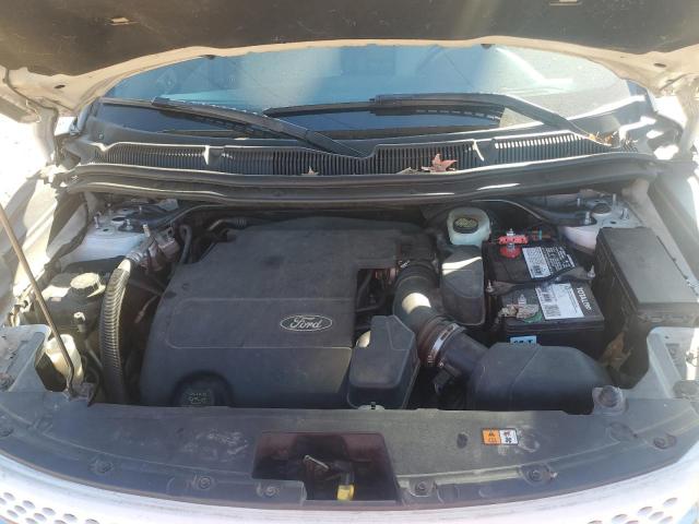 1FM5K7F86EGB69391 - 2014 FORD EXPLORER LIMITED WHITE photo 12