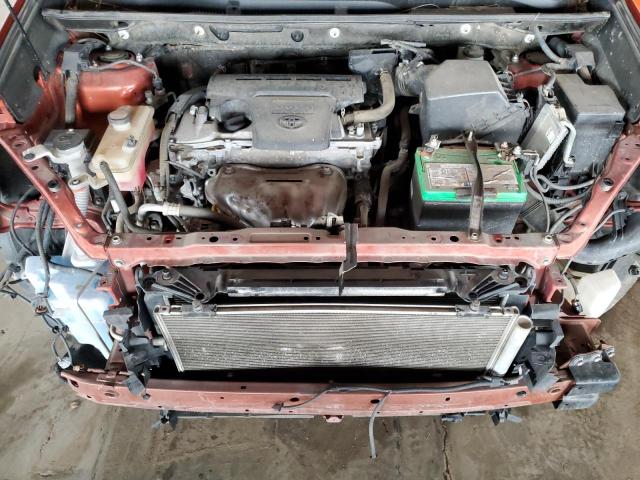 JTMZFREV7FJ049021 - 2015 TOYOTA RAV4 LE 橙色 照片 12