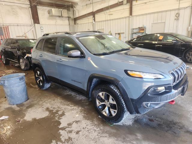 1C4PJMBS9EW172520 - 2014 JEEP CHEROKEE TRAILHAWK GRAY photo 4