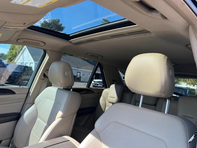 4JGDA5HB1FA442785 - 2015 MERCEDES-BENZ ML 350 4MATIC BLACK photo 9