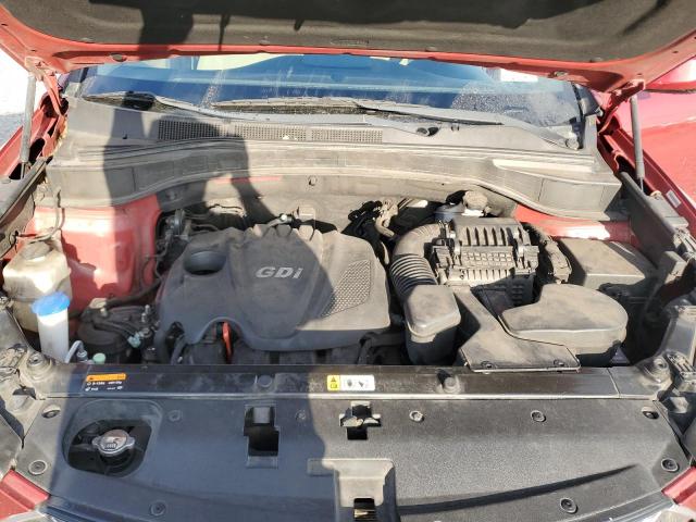 5XYZT3LB3FG253068 - 2015 HYUNDAI SANTA FE S წითელი ფოტო 12