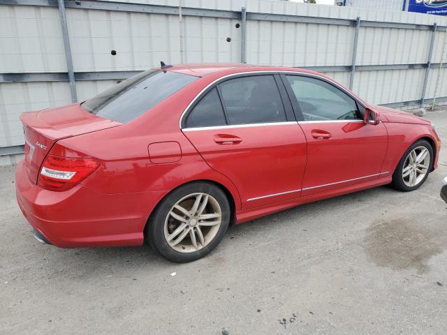 WDDGF8AB5ER322539 - 2014 MERCEDES-BENZ C 300 4MATIC RED photo 3