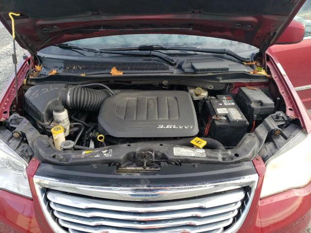 2C4RC1BG9DR695167 - 2013 CHRYSLER TOWN & COU TOURING Красный фото 12