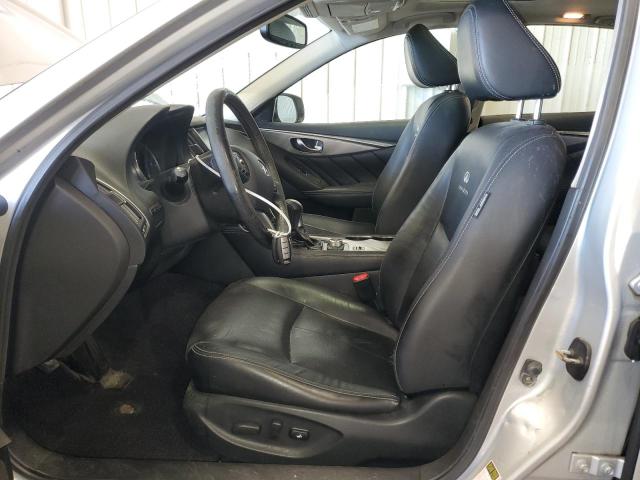JN1BV7AR6EM700110 - 2014 INFINITI Q50 BASE Gümüş foto 7
