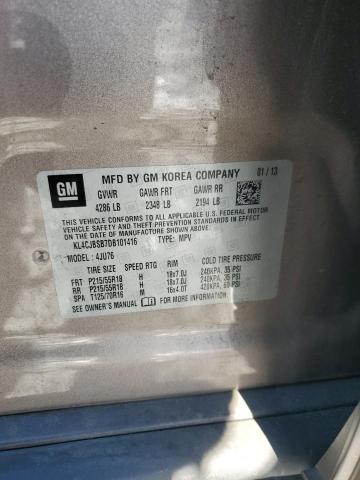 KL4CJBSB7DB101416 - 2013 BUICK ENCORE CONVENIENCE 灰色 照片 13