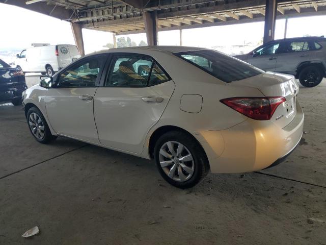 5YFBURHE3EP070848 - 2014 TOYOTA COROLLA L WHITE photo 2