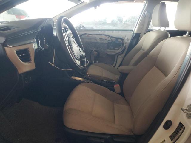 5YFBURHE3EP070848 - 2014 TOYOTA COROLLA L WHITE photo 7