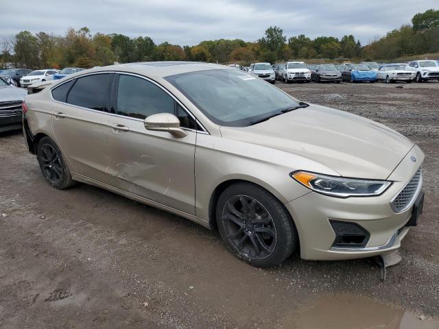3FA6P0RU6KR120017 - 2019 FORD FUSION TITANIUM Qəhvəyi foto 4