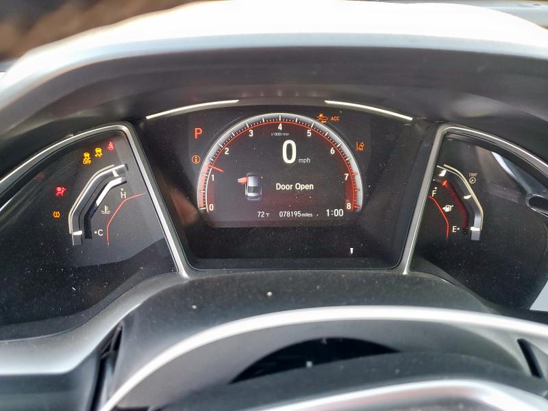 19XFC2F85LE020508 - 2020 HONDA CIVIC SPORT WHITE photo 9