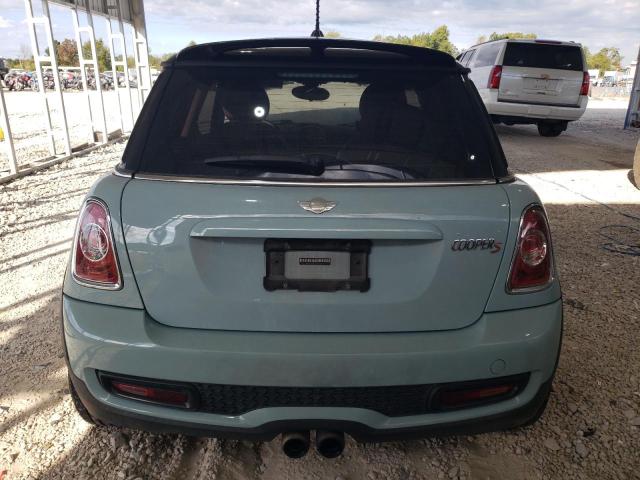WMWSV3C56DT396648 - 2013 MINI COOPER S TURQUOISE photo 6