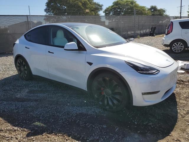 7SAYGDEF1NF392212 - 2022 TESLA MODEL Y Ақ фото 4