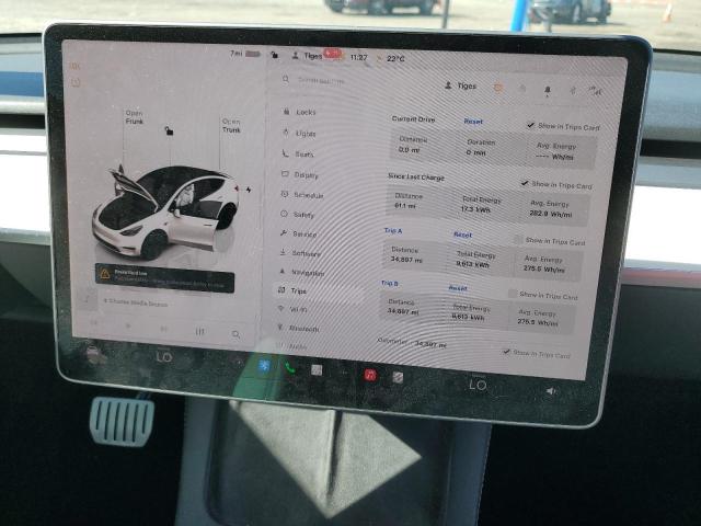 7SAYGDEF1NF392212 - 2022 TESLA MODEL Y Ақ фото 9