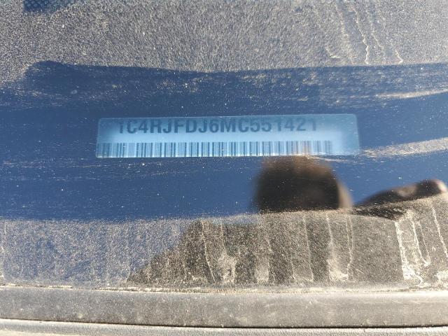 1C4RJFDJ6MC551421 - 2021 JEEP GRAND CHER SRT-8 GRAY photo 13