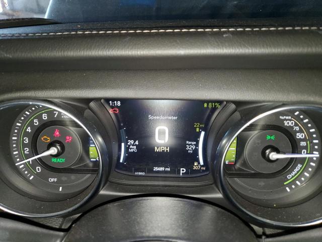 1C4JJXP63NW178722 - 2022 JEEP WRANGLER U SAHARA 4XE BLUE photo 9