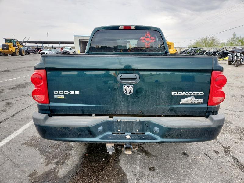 1D7RW3GP4BS661845 - 2011 DODGE DAKOTA SLT Zielony zdjęcie 6