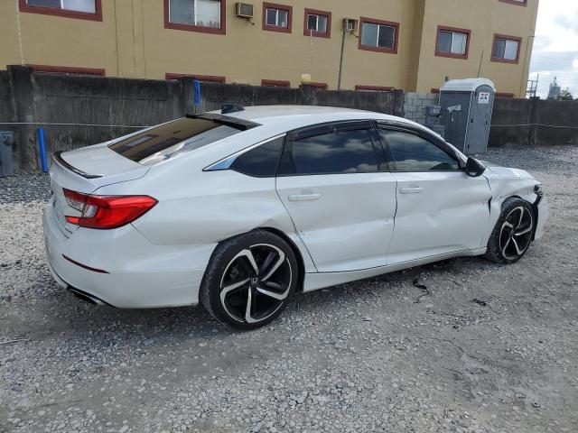 1HGCV1F32MA104660 - 2021 HONDA ACCORD SPORT თეთრი ფოტო 3