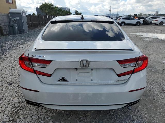 1HGCV1F32MA104660 - 2021 HONDA ACCORD SPORT თეთრი ფოტო 6