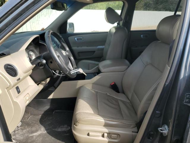 5FNYF48619B009743 - 2009 HONDA PILOT EXL GRAY photo 7