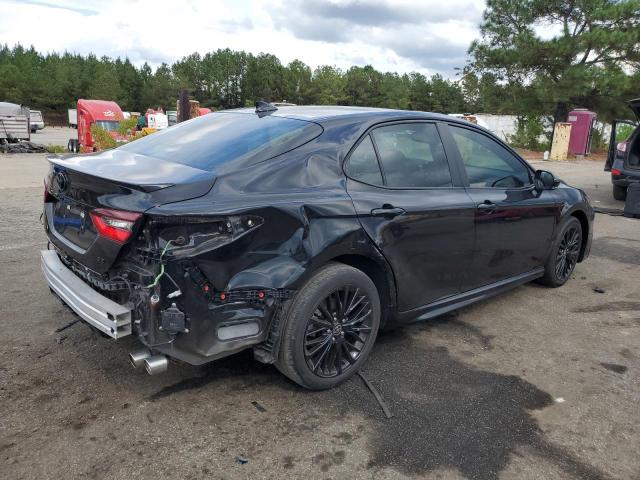 4T1T11AK2NU057926 - 2022 TOYOTA CAMRY SE BLACK photo 3