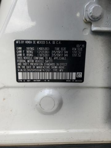 3CZRU5H50GM747267 - 2016 HONDA HR-V EX Ağ foto 12