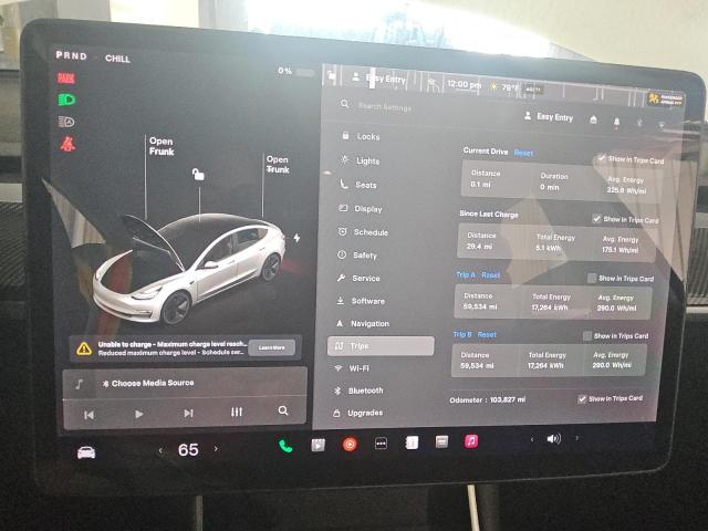 5YJ3E1EA0LF744869 - 2020 TESLA MODEL 3 白色 照片 9
