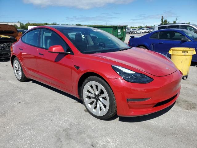 5YJ3E1EAXPF448716 - 2023 TESL MODEL 3 Qırmızı foto 4