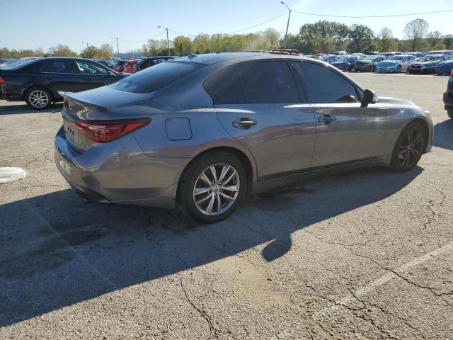 JN1EV7AP8KM541162 - 2019 INFINITI Q50 LUXE GRAY photo 3
