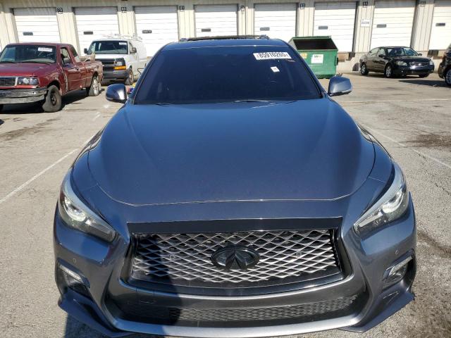 JN1EV7AP8KM541162 - 2019 INFINITI Q50 LUXE GRAY photo 5