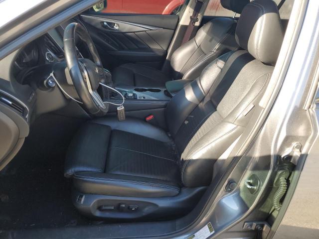 JN1EV7AP8KM541162 - 2019 INFINITI Q50 LUXE GRAY photo 7