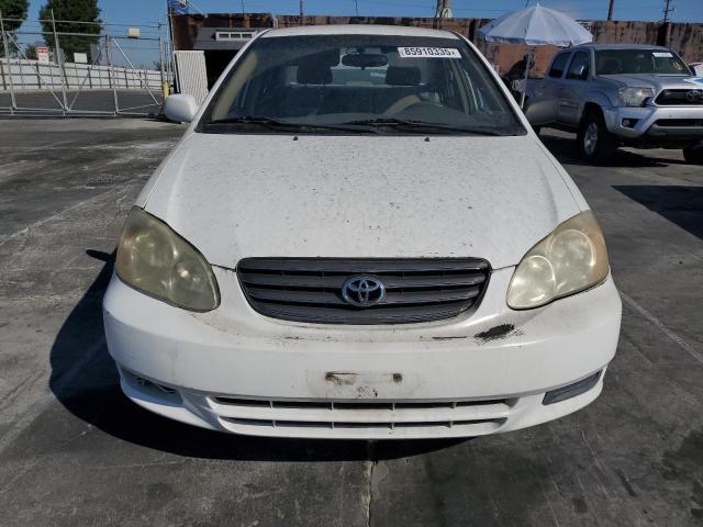 JTDBR32E942017348 - 2004 TOYOTA COROLLA CE WHITE photo 5