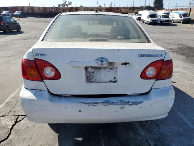 JTDBR32E942017348 - 2004 TOYOTA COROLLA CE WHITE photo 6