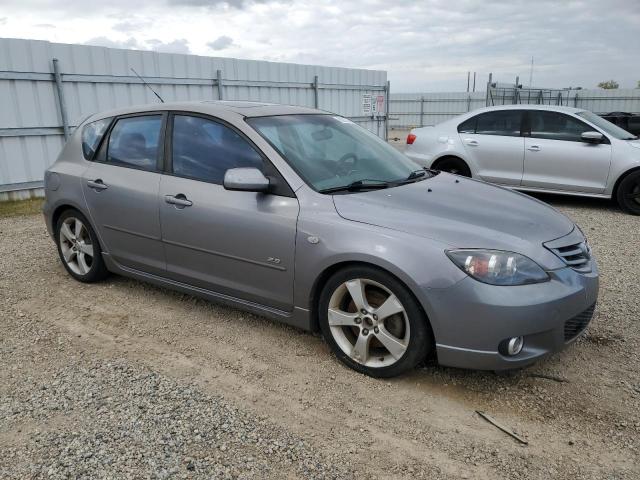 JM1BK143251227379 - 2005 MAZDA 3 HATCHBACK GRAY photo 4