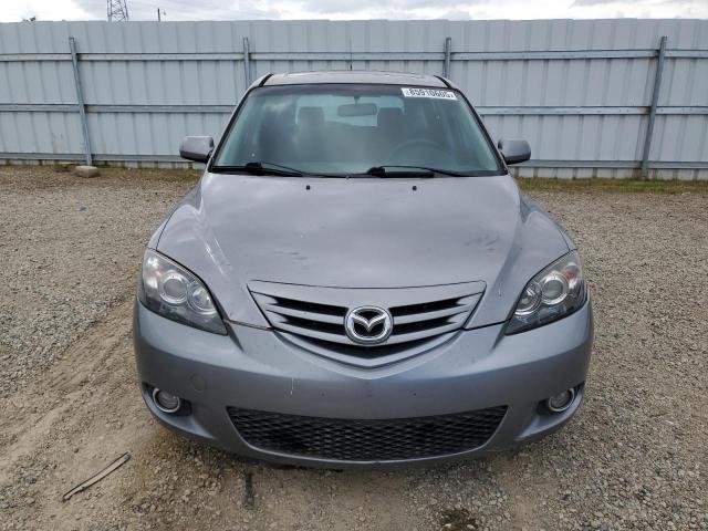 JM1BK143251227379 - 2005 MAZDA 3 HATCHBACK GRAY photo 5