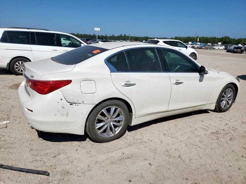JN1BV7AP1FM356699 - 2015 INFINITI Q50 BASE Beyaz fotoğraf 3