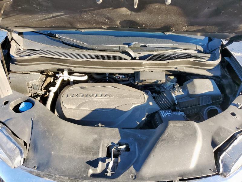 5FNYF5H54NB006343 - 2022 HONDA PILOT EXL BLACK photo 12