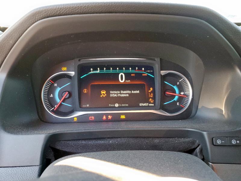 5FNYF5H54NB006343 - 2022 HONDA PILOT EXL BLACK photo 9