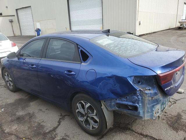 3KPF24AD9KE015670 - 2019 KIA FORTE FE ლურჯი ფოტო 2