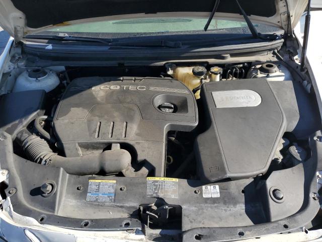 1G1ZF57538F254369 - 2008 CHEVROLET MALIBU HYBRID WHITE photo 11