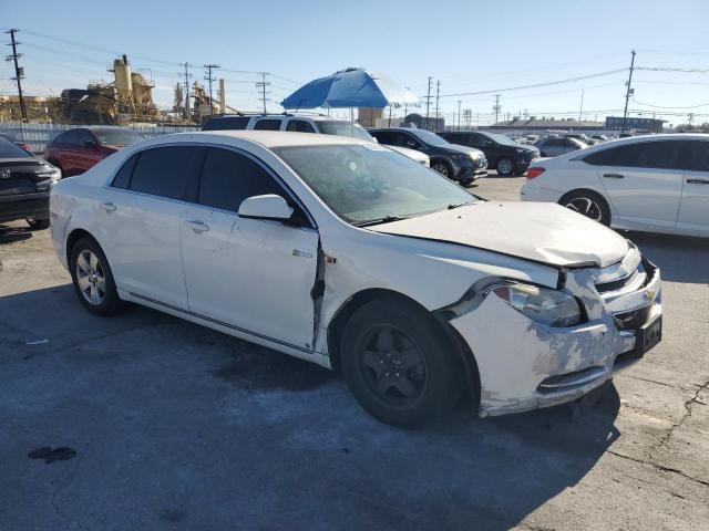 1G1ZF57538F254369 - 2008 CHEVROLET MALIBU HYBRID WHITE photo 4