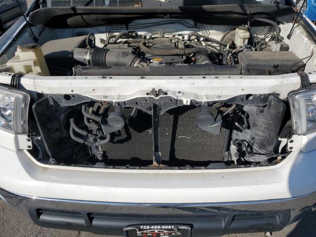 5TFUW5F19AX121129 - 2010 TOYOTA TUNDRA DOUBLE CAB SR5 WHITE photo 11