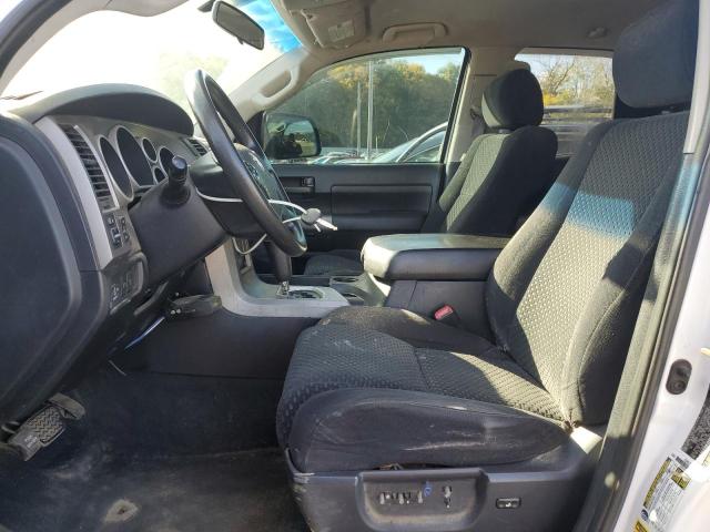 5TFUW5F19AX121129 - 2010 TOYOTA TUNDRA DOUBLE CAB SR5 WHITE photo 7