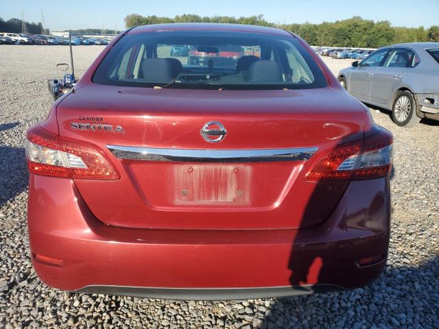 3N1AB7AP2EY272908 - 2014 NISSAN SENTRA S RED photo 6