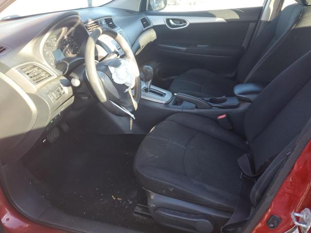 3N1AB7AP2EY272908 - 2014 NISSAN SENTRA S RED photo 7